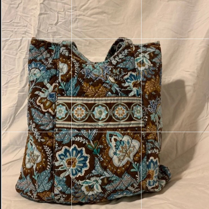 Medium Reading Tote In Java Blue